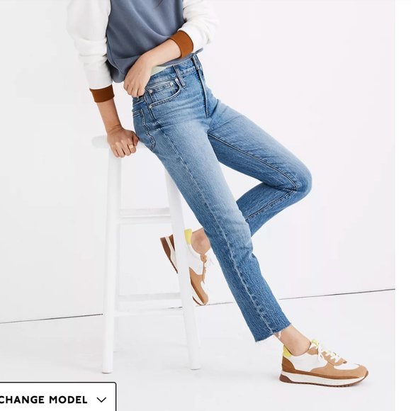 Madewell The Petite Perfect Vintage Jean in Ainsworth Wash - Size 26 Petite - Picture 2 of 9